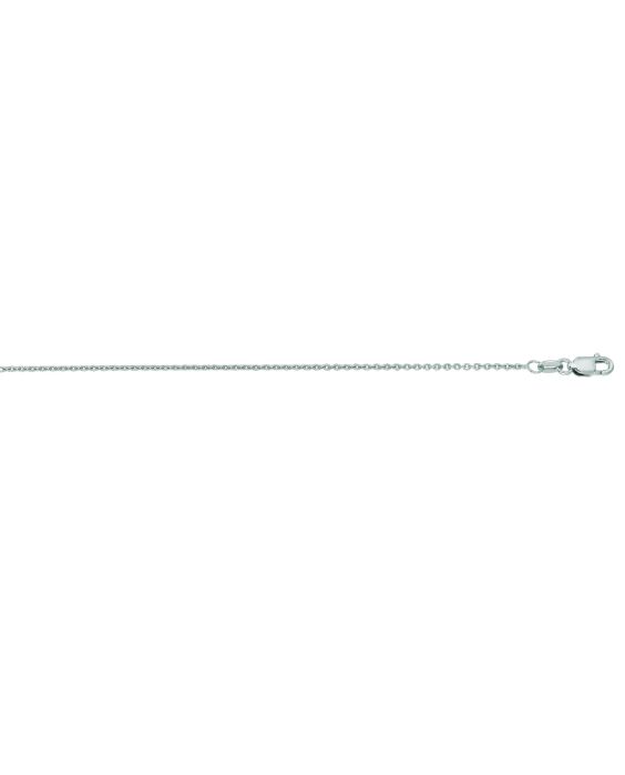 14K Gold 1.2mm Oval Cable Chain