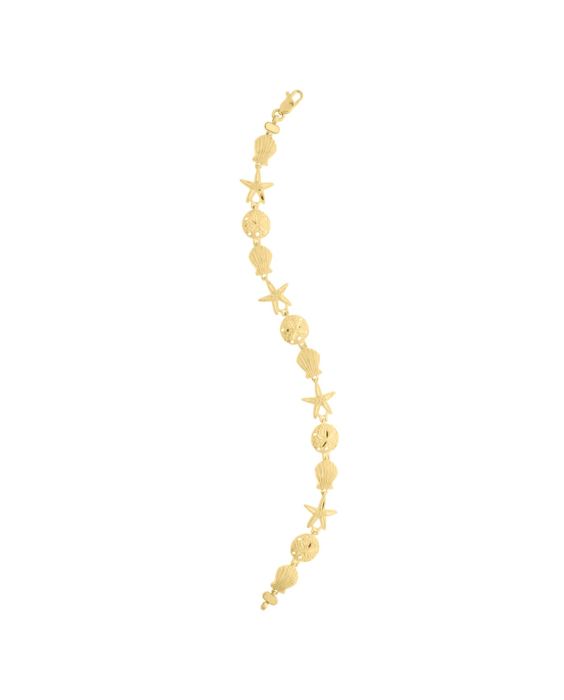 10K Sea Life Bracelet