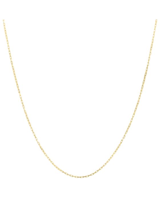 10K Gold 1.3mm French Cable Chain