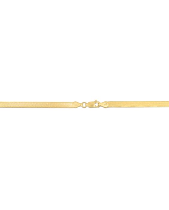 10K Gold 3.8mm Herringbone Chain