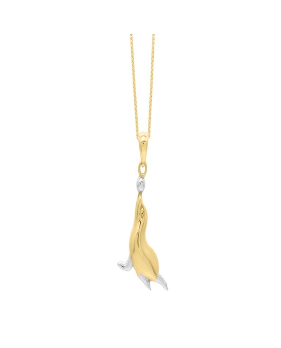 10K Seal Necklace