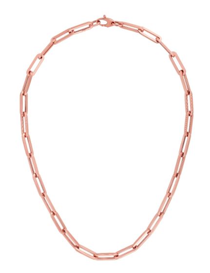14K Gold 6.1mm Paperclip Chain 