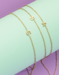 14K Mini Initials Bracelet - ALL LETTERS