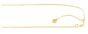 14K Gold 1.5mm Adjustable Paperclip Chain