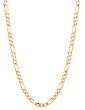 14K Gold 4.5mm Figaro Chain 