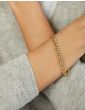 14K Italian Cable & Shiny Curb Link Bracelet