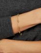 14K Italian Cable Bar & Link Bracelet
