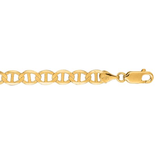 10K Gold 5.5mm Mariner Chain 