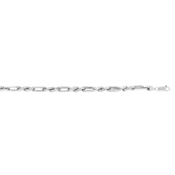 Silver 6mm Figarope Chain 