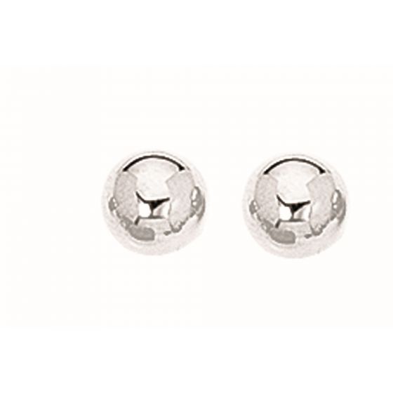 Silver 7MM Ball Earring