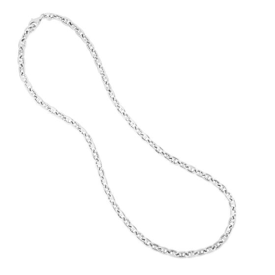 Silver 5.9mm Puffed Mariner Chain