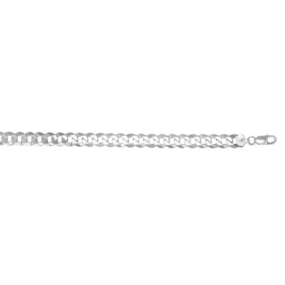 Silver 10.2mm Comfort Curb Chain
