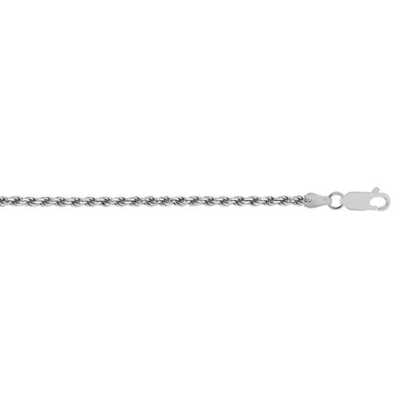 Silver 1.25mm Rope Chain 