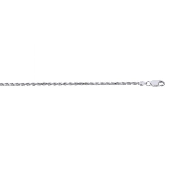 Silver 2.2mm Rope Chain 