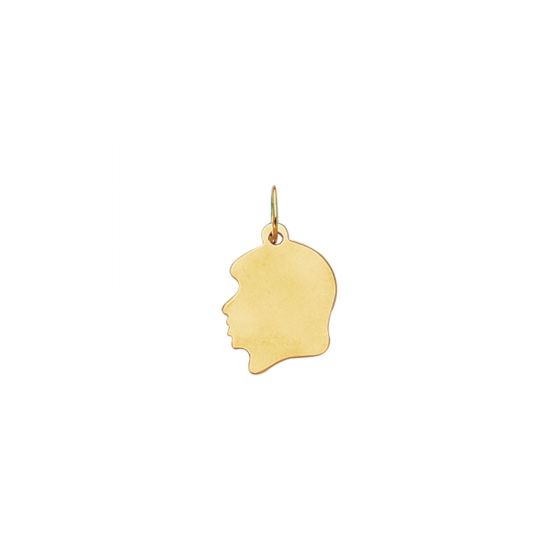 14K Gold Small Girl Charm