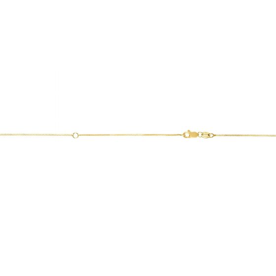 14K Gold .7mm Extendable Chain 