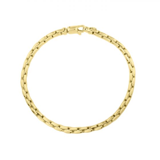 14K Gold Venetian Classic Chain Link Bracelet 