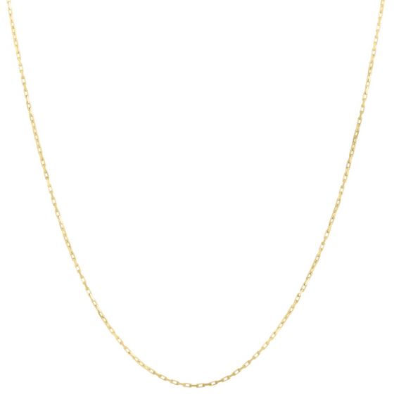 14K Gold 1.3mm French Cable Chain