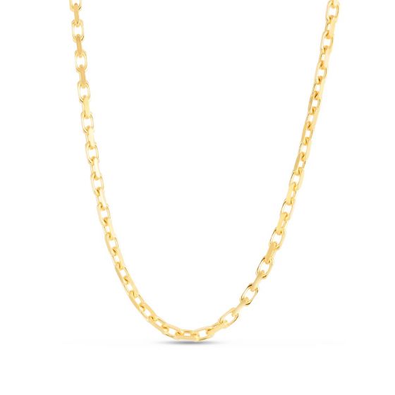 14K 2.5mm French Cable Chain