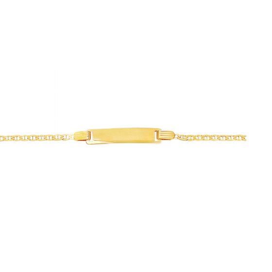 14K Gold Children's Mariner ID Bracelet