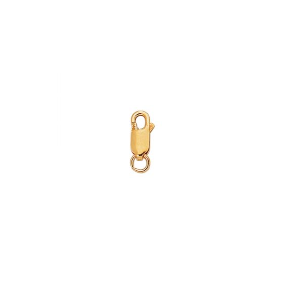 14K Gold 11mm Rectangular Lobster Lock