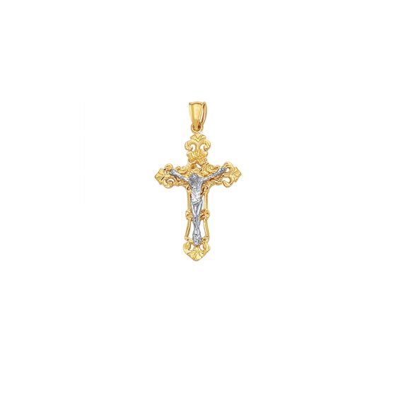 14K Gold Vintage Crucifix Cross