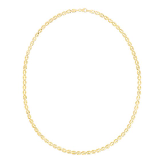 14K Gold Oval Link Chain