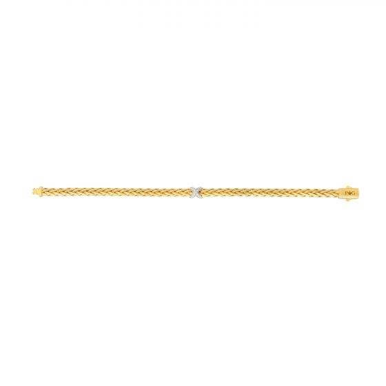 14K Gold Woven Bracelet