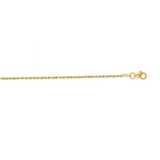 14K Gold 1.6mm Royal Rope Chain