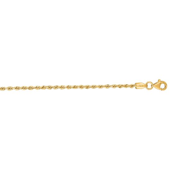14K Gold 1.8mm Royal Rope Chain