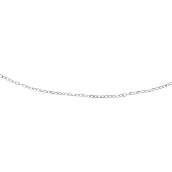 14K Gold 2.3mm Textured Cable Chain