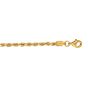 10K Gold 2.75mm Solid Diamond Cut Royal Rope Chain 