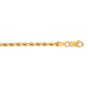 10K Gold 3.5mm Solid Diamond Cut Royal Rope Chain 