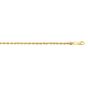 10K Gold 2.0mm Lite Rope Chain 