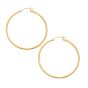 10K Gold 2x45mm Hoop Earring