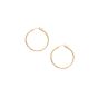 10K Gold 1.5x25mm Hoop Earring