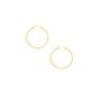 10K Gold 1.5x40mm Hoop Earring