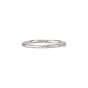 14K White Gold 5mm Floral Design Bangle