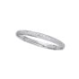 14K Gold Diamond Cut X Bangle