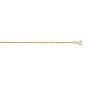 14K Gold .95mm Machine Rope Chain (Carded) 