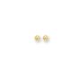 14K Gold Polished 8mm Post Earring