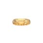 14K Gold 13.5mm Floral Design Bangle