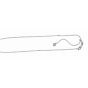 Silver 1.8mm Adjustable Cable Chain