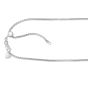 Silver 1.8mm Adjustable Round Box Chain
