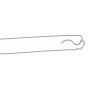 Silver 1.5mm Adjustable Rope Chain 