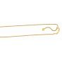 Silver 1.5mm Adjustable Yellow Rope Chain 