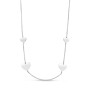 Silver Heart Station Chain