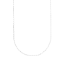 Silver 3.15mm Alternating Paperclip Chain