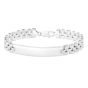Silver Railroad ID Bracelet