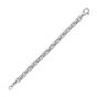 Silver Oval Link Bracelet